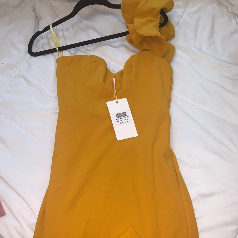 NEW mustard dress!